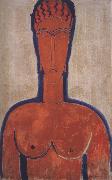 Amedeo Modigliani Large Red Bust (mk39) oil painting artist
